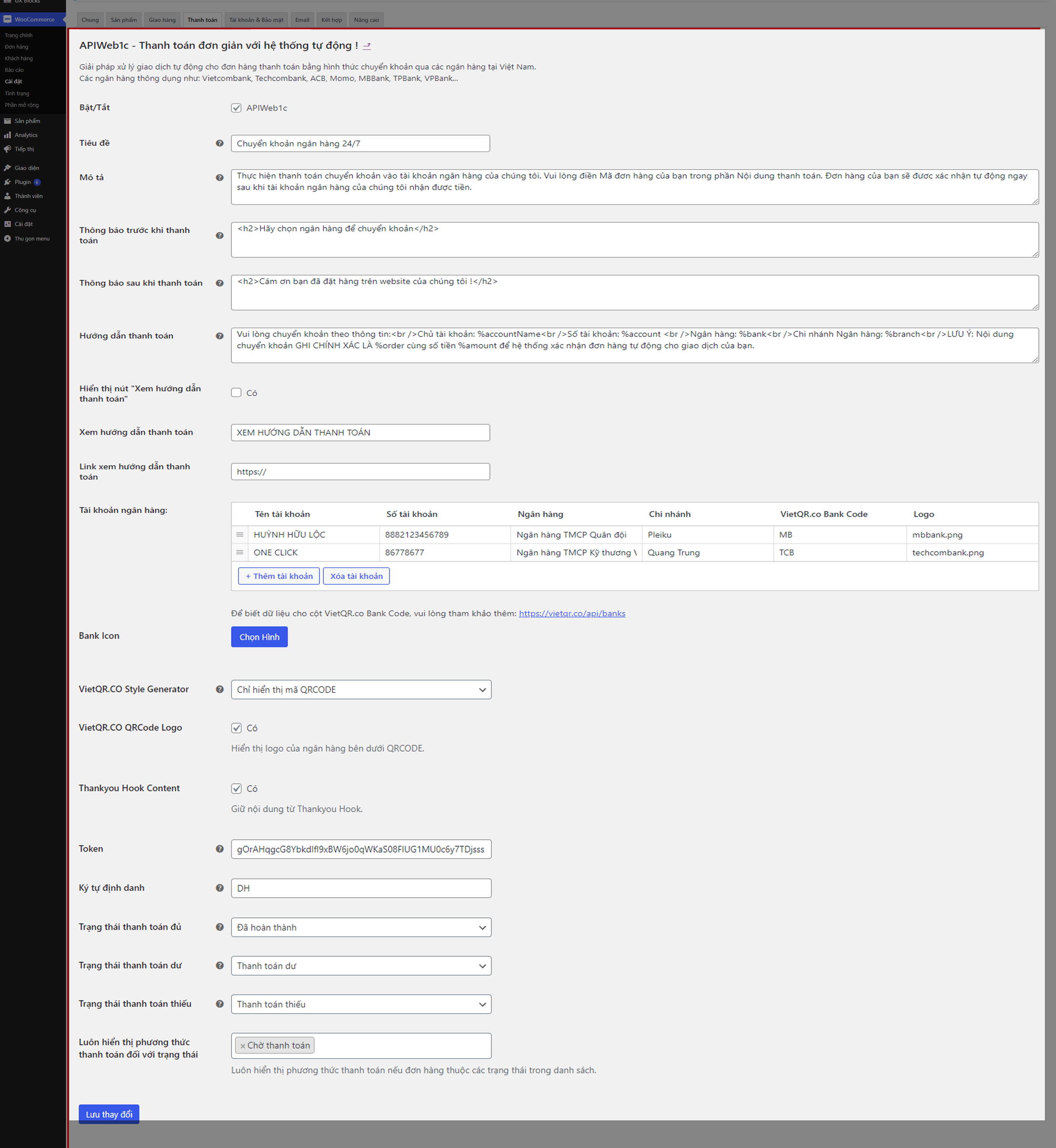 Modules Configure